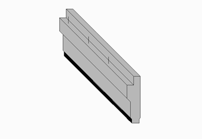 Блок шкафной стенки БШ 30-4-1 Серия 3.503.1-105